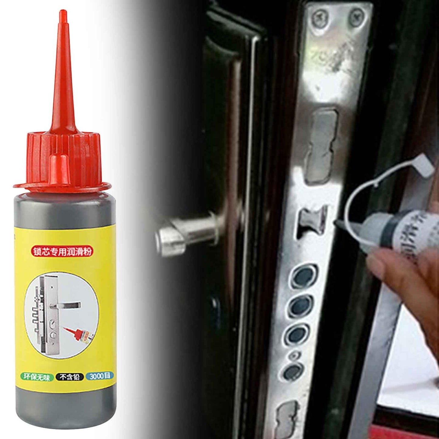 CELNNCOE Graphite Powder Lock Core Special Lubricating Powder Keyhole Door And Window Lock Pencil Powder Mechanical Lubricating Powder,Home Decor