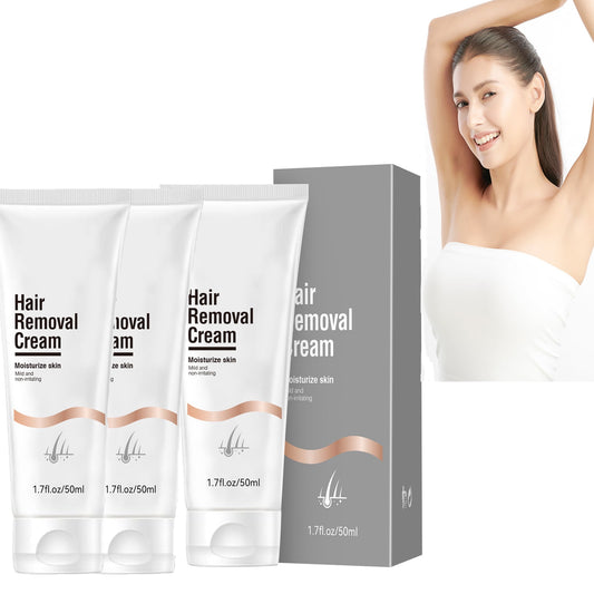 CELNNCOE Hair Removal Cream for Women and Men,Painless Depilatory Cream,Bikini Hair Removal Gel Hair,Hair Remover for Men,Hair Removal Lotion for Unwanted Hair, All Skin Types,3Pcs