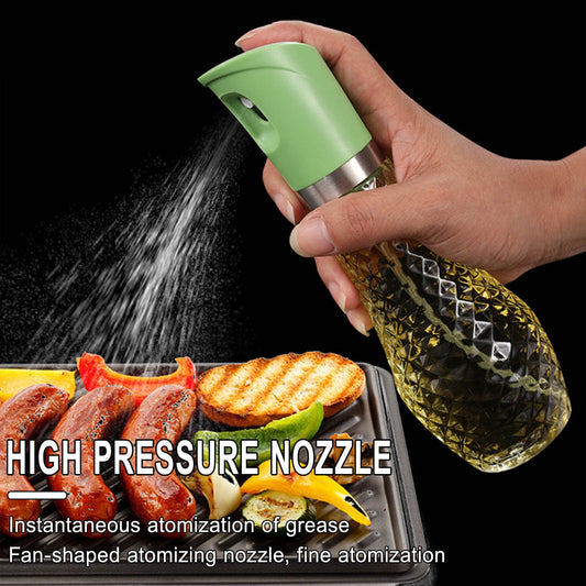 CELNNCOE Oil Sprayer for Cooking,260ml Olive Oil Sprayer Bottle Mister kitchen Gadgets Accessories for Air Fryer, Canola Oil Spritzer, Widely used for Salad Making, Baking Frying, BBQ,Glass