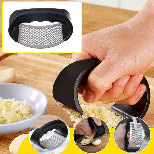 CELNNCOE Stainless Steel Garlic Presser,Garlic Mincer, Garlic Press Rocker Heavy Duty Stainless Steel Garlic Mincer, Garlic Chopper for Smash Garlic,2024 Kitchen Tools