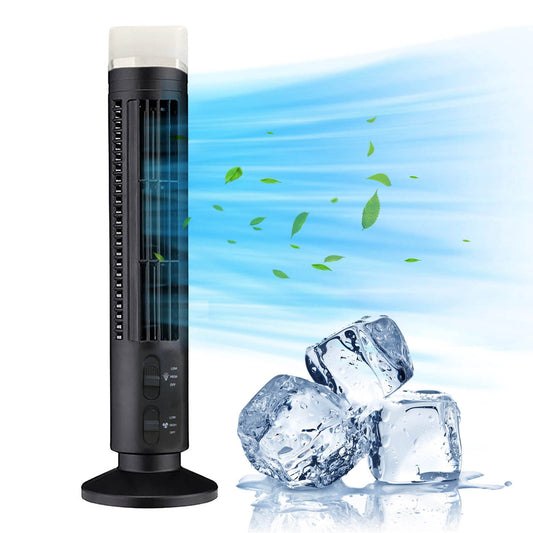 CELNNCOE Tower Fan Led Bladeless Fan Tower Electric Fan Mini Vertical Conditioner,Mothers Day Gifts,Black