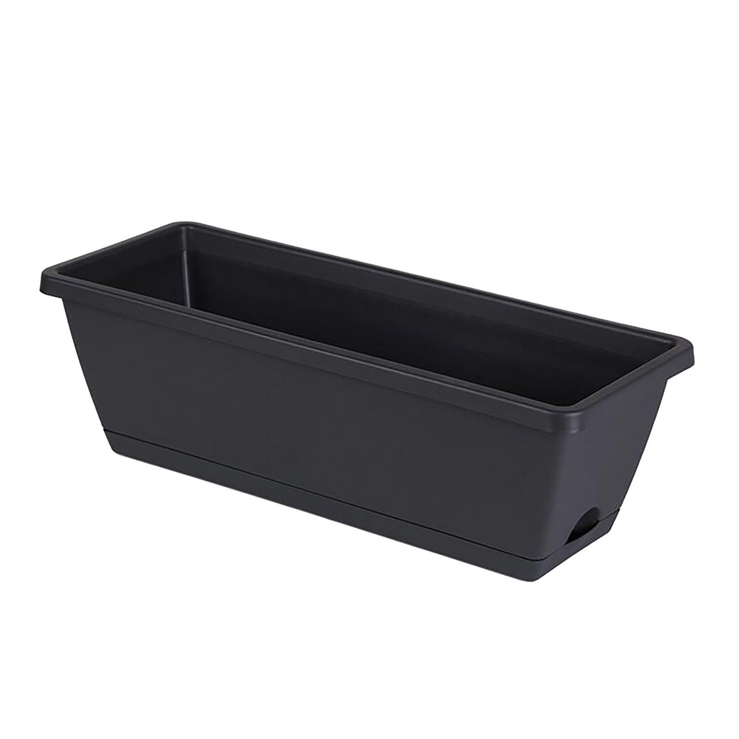 CELNNCOE Vegetable Planting Pot Plastic Flower Pot Balcony Vegetable Planting Trough,Home Decor,Black,Free Size,Christmas Gifts 2024