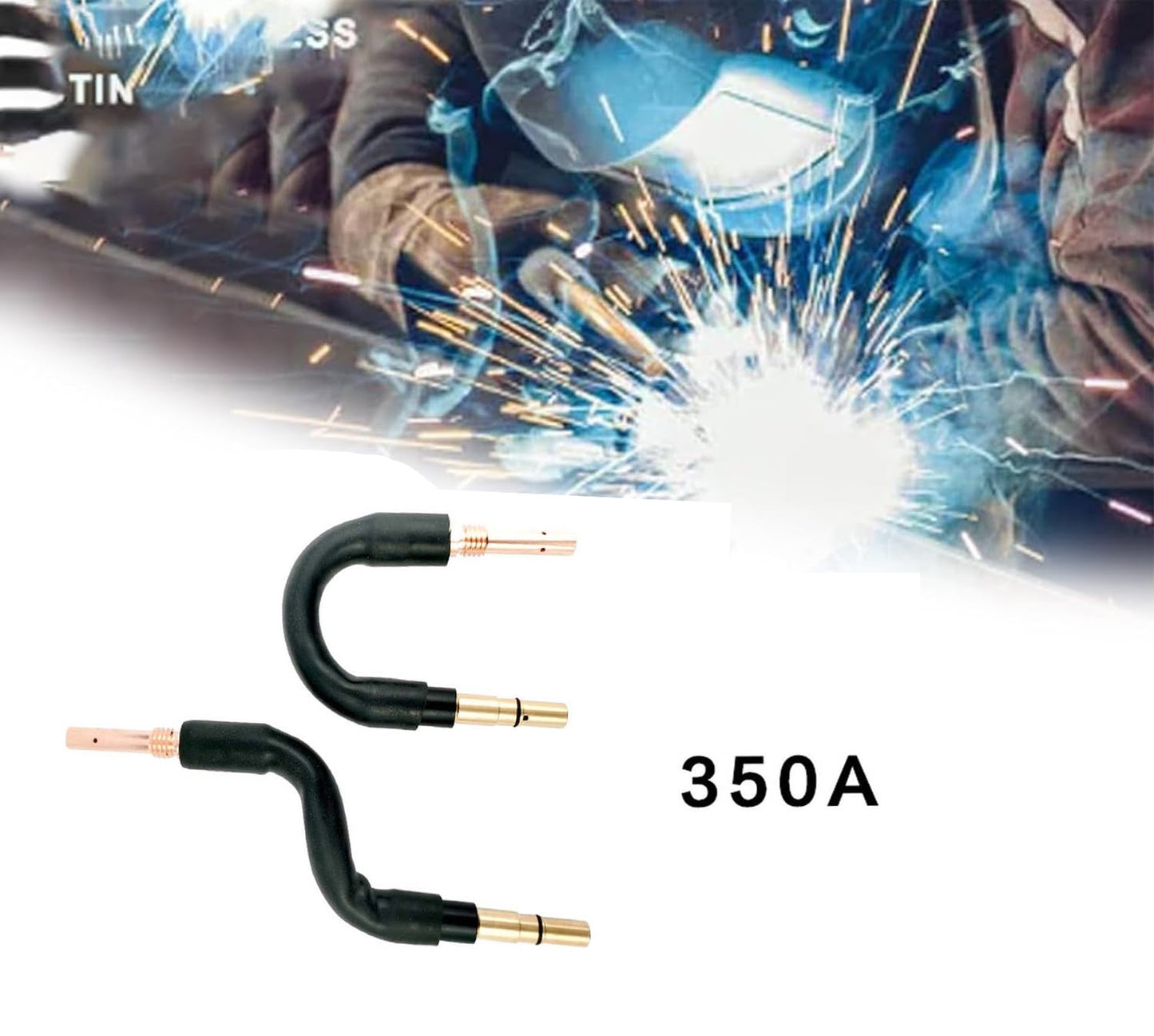 CELNNCOE Welding Gun Bending Pipe Bending Rod, Welding Accessories,Welding Gun Bending & Straight Pipe, 2024 Welding Gun Pipe Bending Adapter, Brass Welding & Soldering, Bend Pipe and Rod