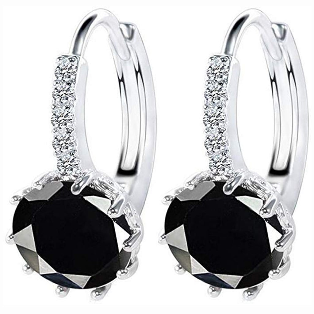CELNNCOE Women Creative Earrings Christmas Earrings Fashion Trends Earrings,Mothers Day Gifts,Black