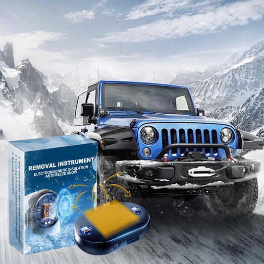 Car De-Icer, Electromagnetic Molecular Interference Antifreeze Snow Removal Tool,Car Windshield Rearview Mirror Deicing Snow Melt Portable Antifreeze Tool,Electromagnetic Anti Frost