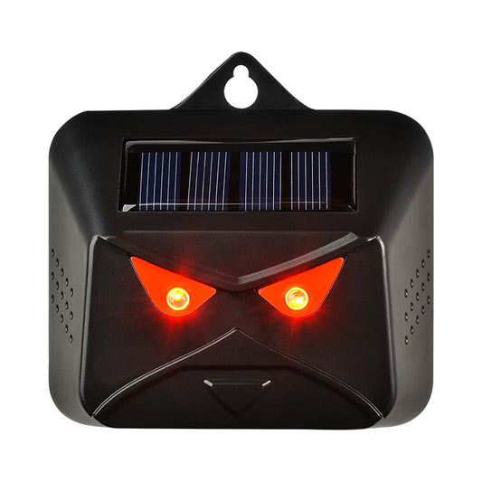 Cglfd Clearance Solar Powered Animals Repellent, Animals Deterrent Devices Outdoor Repels Cats, Dog, Derrent, Rat, Etc, Black