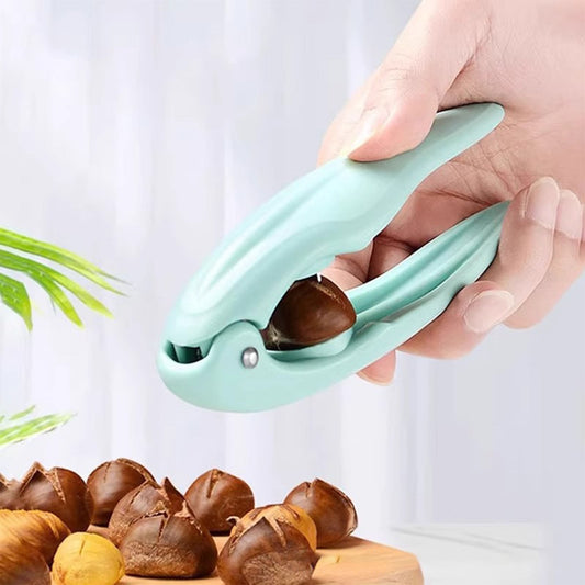 Chestnut Peeler,Kingohoe Chestnut Cutter Tool,Chestnut Cutter Tool,Nut Cracker Tool Chestnut Opener, Nut Tongs Chestnut Clip,Kitchen Tools Chestnut Peeler,With Non-Slip Handlefor Kitchen, Resturants