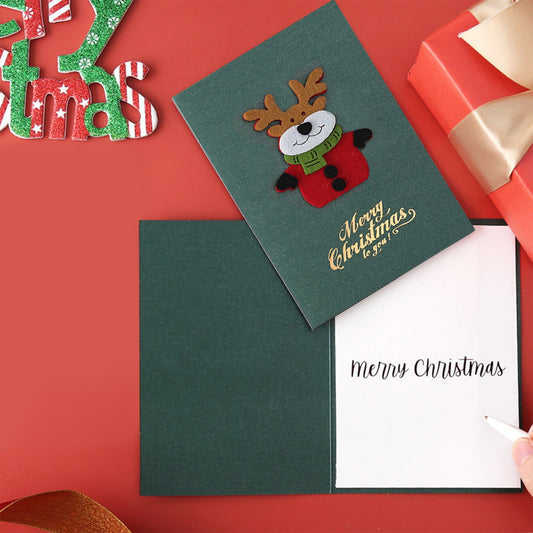Christmas Cards With Envelopes Boxed Vintage Pearl Paper Holiday Greeting Cards Set For Festive Correspondence Thanksgiving Blessing And Seasonal Messages