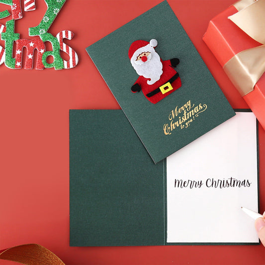 Christmas Cards With Envelopes Boxed Vintage Pearl Paper Holiday Greeting Cards Set For Festive Correspondence Thanksgiving Blessing And Seasonal Messages