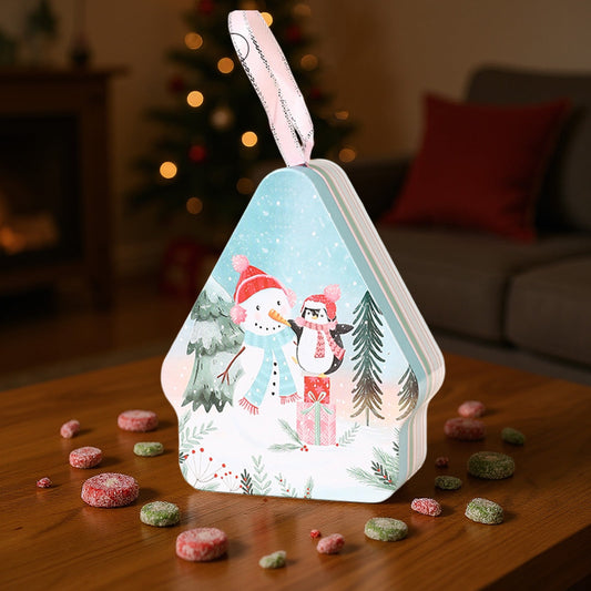 Christmas Cookie Boxes,Candy Cookie Tins With Lids For Gift Giving,Christmas Candy Tins With Lids,Christmas Themed Santa Claus Metal Storage Tin,Decorative Candy Cookies Box For Holiday Gift Giving