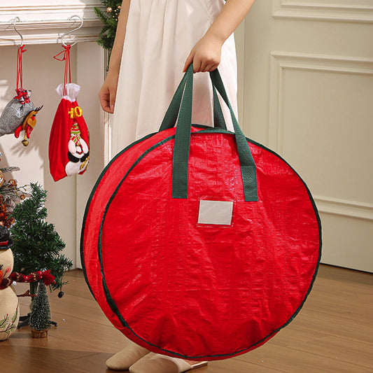 Christmas Wreaths For Front Door,Christmas Tree Bag,Christmas Tree Storage,Christmas Door Cover,Christmas Wreath Storage Bag,Carry Handles And Card Slot Waterproof Clothes Storage Bag Moving Bags