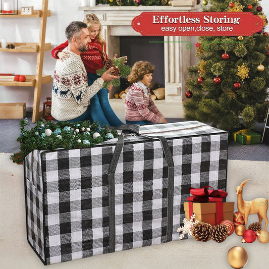 Christmas Wreaths For Front Door,Christmas Tree Bag,Christmas Tree Storage,Christmas Door Cover,Christmas Wreath Storage Bag,With Handles Waterproof Christmas Wreath Storage Bag Clothes Storage Bag