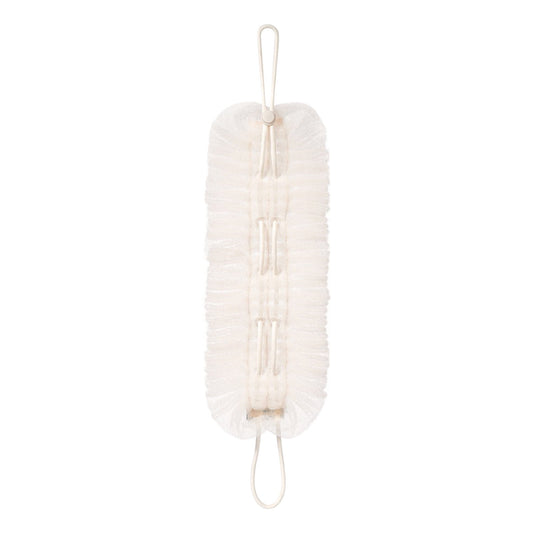 2-in-1 Shower Pouf & Back Scrubber, Exfoliating Washcloth Towel with Suction Cup - Body Scrubber Exfoliator, Loofah Sponge, Men Women Net Sponge Rag for Use in Shower Bath Shower Scrubber