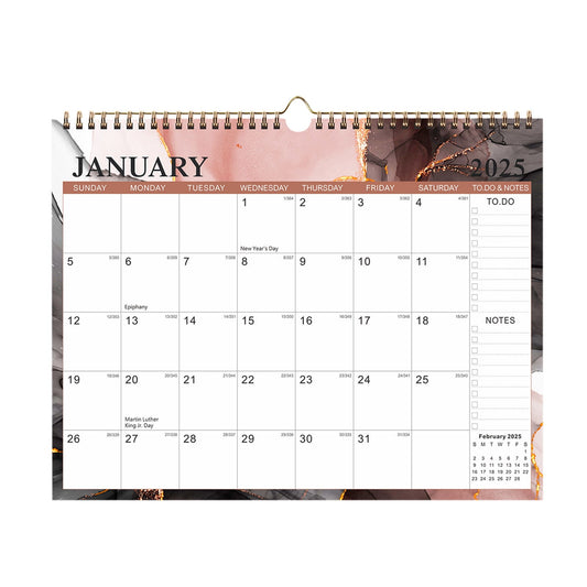 2025-2026 Calendar,Wall Calendar 2025-26 Runs from January 2025 to June 2026,18 Months Calendar with Thick Paper, with Multiple Holidays for Planning and Organization