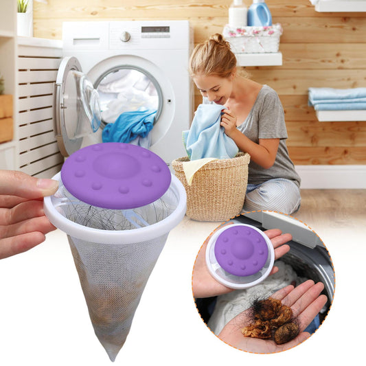 Floating Hair Filtering Mesh Removal, 2025 New Upgrade Lint Catcher for Washing Machine, Pet Hair Catcher for Washing Machine, Hair Catcher Washer Machine for Cat Dog,