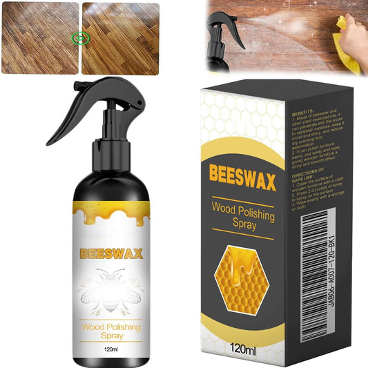 Natural Beeswax Care Spray & Restorer,Beeswax Spray Furniture Polish, Natural Beeswax Care Spray & Restorer,Natural Beeswax Spray For Wood,Leather & Furniture Polish,Non-Toxic & Eco-Friendly