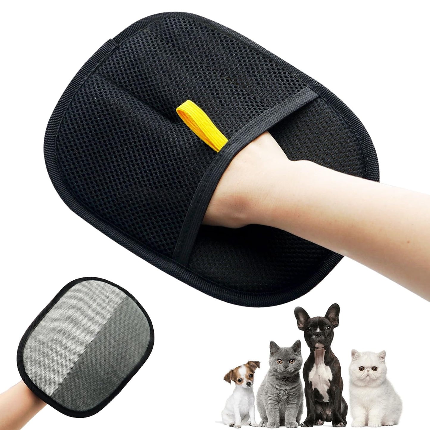 Pet Hair Remover Glove, Pet Hair Remover Electrostatic Gloves Pet Hair Removal Gloves For Carpet, Couch, Furniture,Cat Hair Remover Car Seat, Upgraded Pet Hair Removal Tool