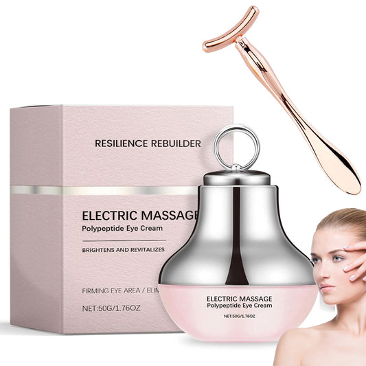 Electric Massage Eye Cream for Dark Circle, ,Electric Massage Polypeptide Eye Cream,Under EyeCream Firm and Smooth of Fine Lines,Tired Eye Refreshment Firming, Moisturizing
