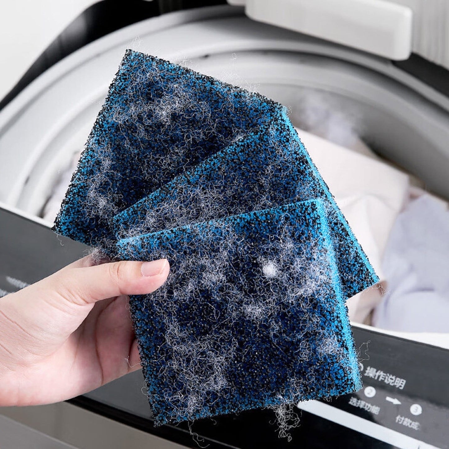 Dryer Sheets Pet Hair Remover,2PCS Pet Hair Remover For Laundry, Reusable Dog & Cat Hair Remover For Clothes Pet Fur, Dryer Sheets Pet Hair Remover Hair, Lint And Dander, Effective Pet Fur Remover