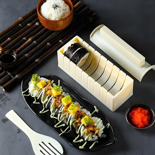 Evlvelym Clearance Christmas Saving Medium Sushi Mould Sushi Ware Japanese Sushi Tool Rice and Vegetable Roll Making Mould Seaweed Sushi Suit