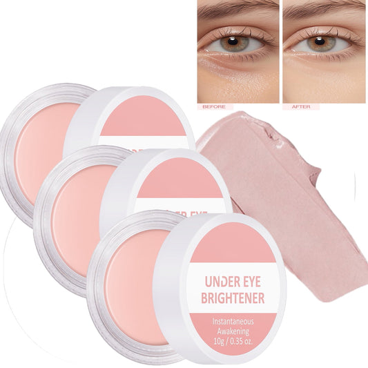 Under Eye Brightener, Color Correcting Eye Brightener,Colored Undereye Corrector Concealer Full Coverage For Dark Circles, Lightweight Cream Under Eye Concealer£¬3PCS