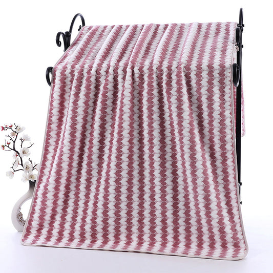 Fleece Bath Towels 75X35Cm Large Heart Towel,Valentine'S Day Bath Towels For Body, Highly Absorbent, Super Soft, Lint Free Fluffy Shower Towel For Bathroom, Gym, Lightweight Towel,Holiday Gift