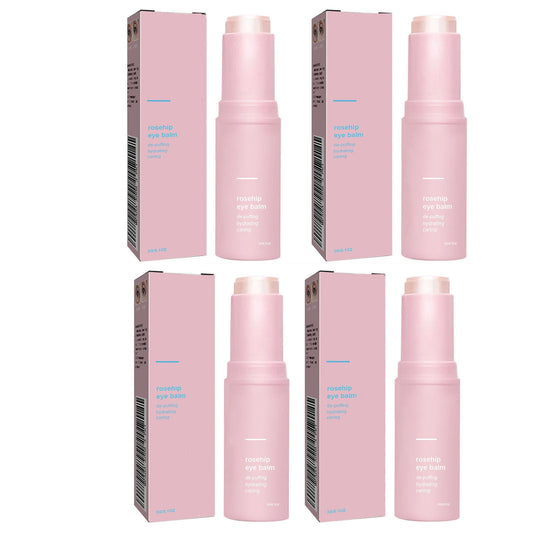 Hydrating Eye Balm Stick, Rosehip Eye Cream for Dark Circles, Puffiness, and Fine Lines, Firming and Moisturizing Skincare