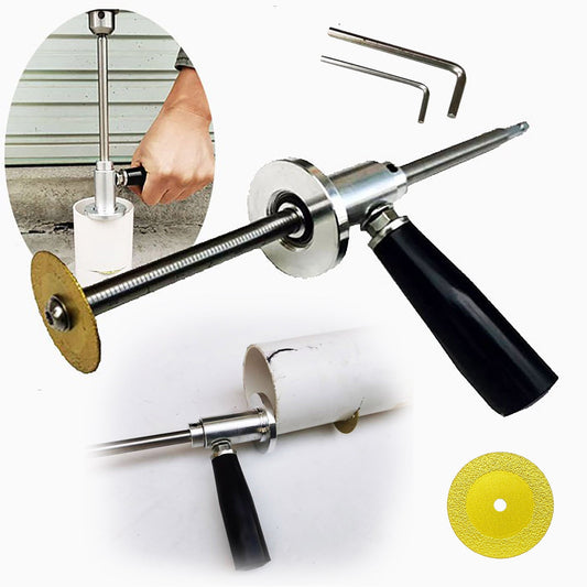 Inside Pipe Cutter for Pvc Pipe,2025 Steel Pipe Cutter with Diamond Grit Cutting Wheel and Handle,Inside Pvc Pipe Cutter Fit for 1-1/2 to 8 Inch,7 Inch Internal/Inside with Adjustable Depth Setting