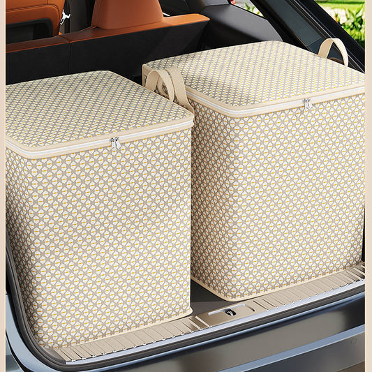 Large Capacity Storage Binsnon Woven Gray Corrugated Clothes Special Storage Carrying 30L/110L/150L/220L,Home Storage Organizer Home Storage Bag Home Bedroom Storage Bag Sorting Storage Bag