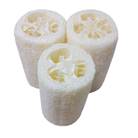 Natural Loofah Sponge (1 Pack), Natural Loofah Exfoliating Body Scrubber Egyptian Loofa Eco Friendly All Natural luffa Cleaning for Deep Clean Skin Care Bath Spa Shower Men Women