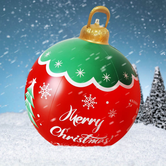 Outdoor Inflatable Ball Decoration, Festive Accent For Yard Or Garden, Seasonal Christmas Decorations With Thanksgiving Decorations Fall Decor Style