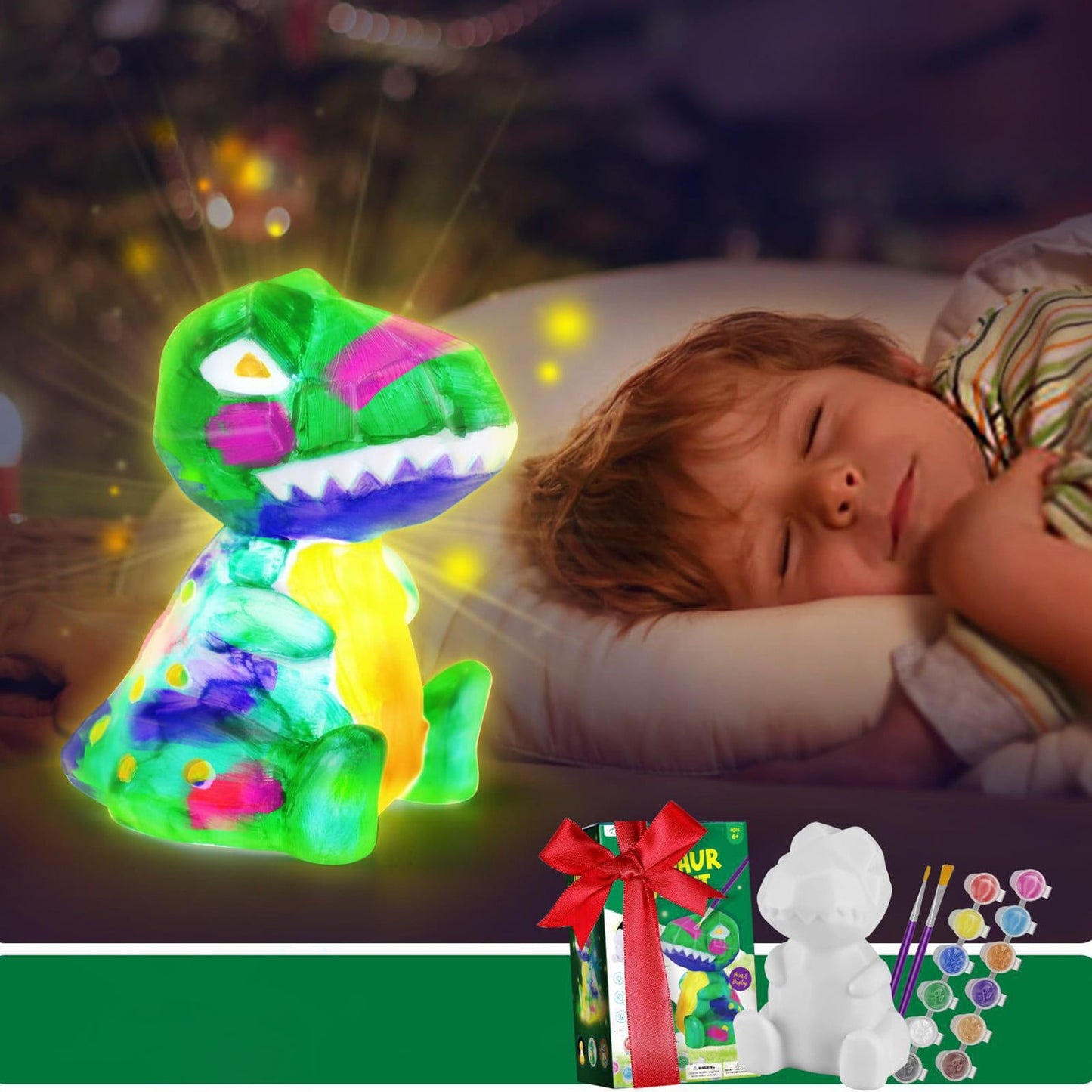 Paint Your Own Lamp Kit, Cat Lamp Craft Kit,Arts And Crafts For Kids Ages 6-8 Girls,Arts And Crafts For Kids Ages 8-12,Painting Kits For Kids Ages 4-8, Diy Night Light Christmas Gift