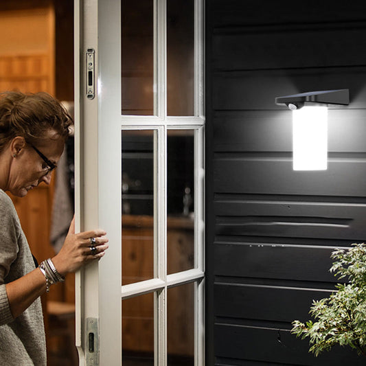 Patio Lights,CELNNCOE Body Sensor Outdoor Water Proof Garden Light Outdoor Garden Balcony Villa Gate Solar Wall Light, Solar LED Lights Solar Fence Lights Outdoor