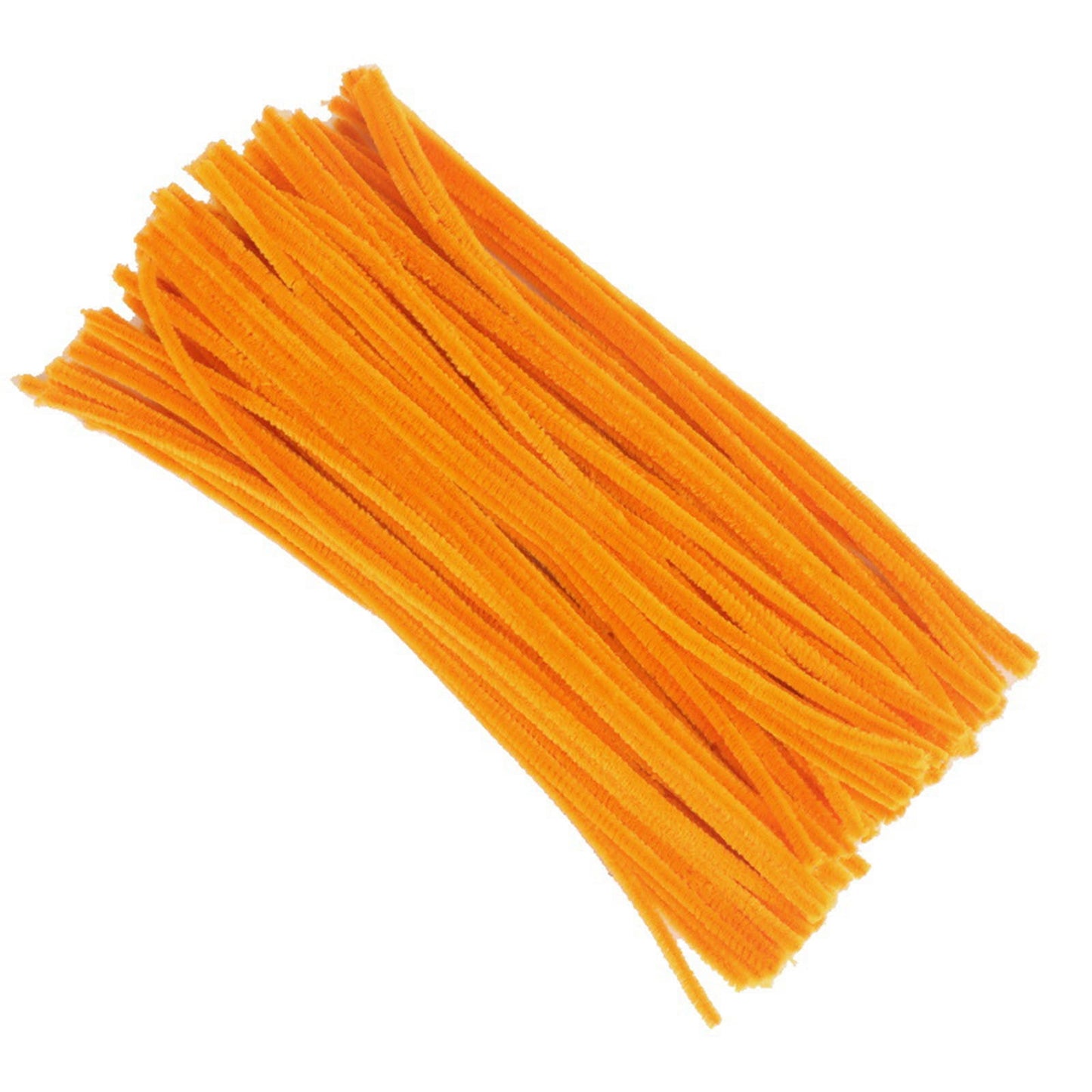 Pipe Cleaners Craft Supplies & Materials, Craft Pipe Cleaners, Orange Pipe Cleaners, 300Pcs DIY Simulation Bouquet Materials