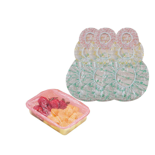 Plastic Bowl Covers,CELNNCOE 9PCS Elastic Food Covers Lids For Fruit Or Bowls Cups Food Cover Set