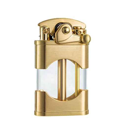Rdeuod Lighter,Vintage Trench Lighter Transparent Kerosene Lighter Vintage Steam Punk Lighter-cool Unique Mens Lighters Without