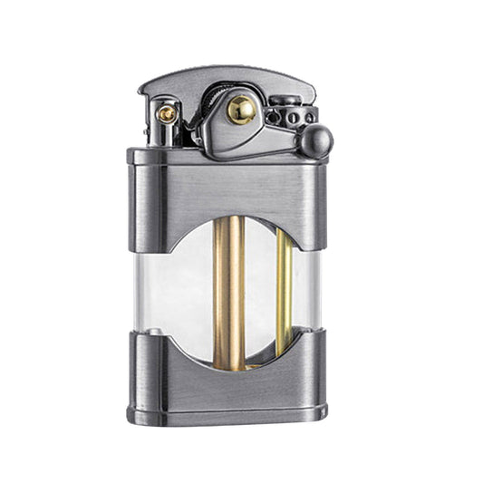 Rdeuod Lighter,Vintage Trench Lighter Transparent Kerosene Lighter Vintage Steam Punk Lighter-cool Unique Mens Lighters Without