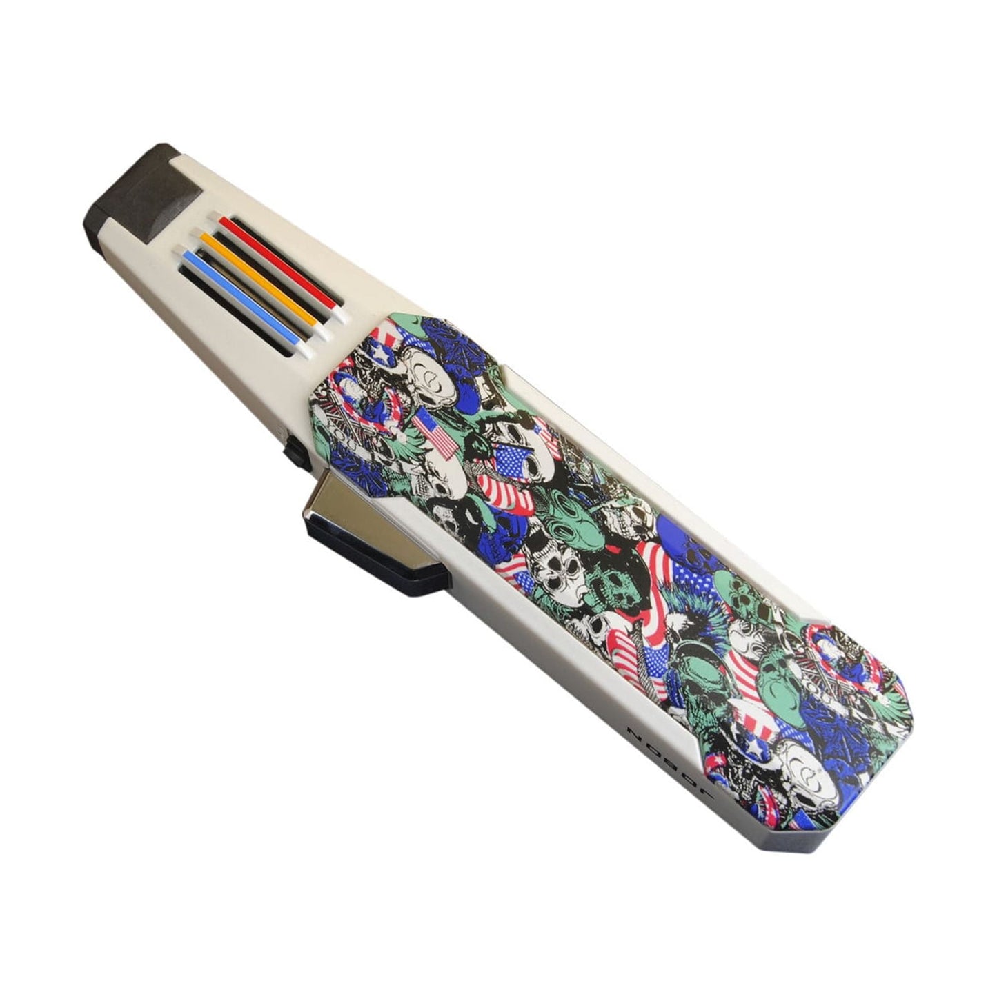 Rdeuod Windproof Straight Torch Lighter, Refillable Jet Flame Lighter Butane Torch, Adjustable Flame Pocket Cigar Lighter Multipurpose Turbine Torcher for Outdoor BBQ Baking Camping