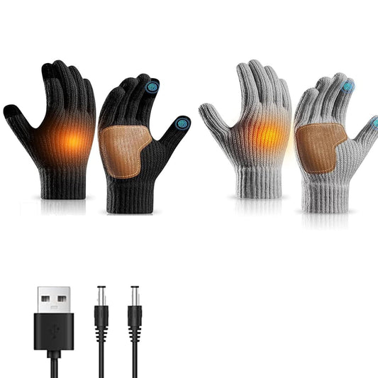 Rechargeable Heated Gloves,Hand Warmers,Usb Heated Gloves For Skiing & Riding, Waterproof Winter Sports Gloves With Touchscreen, Rechargeable Warm Gloves For Outdoor Activities