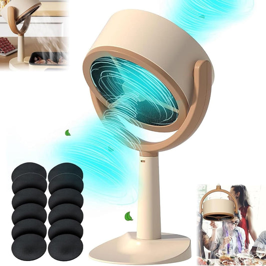 Smoke Away Purifier Fan, Portable Smoke Purifier,Smoke Filter For Smoking Indoors, Portable Kitchen Exhaust Fan, Smoke Fan For Smoking Indoors,Low Noise Mini Cooker Hood For Kitchen, Home,Bbq,Hot Pot