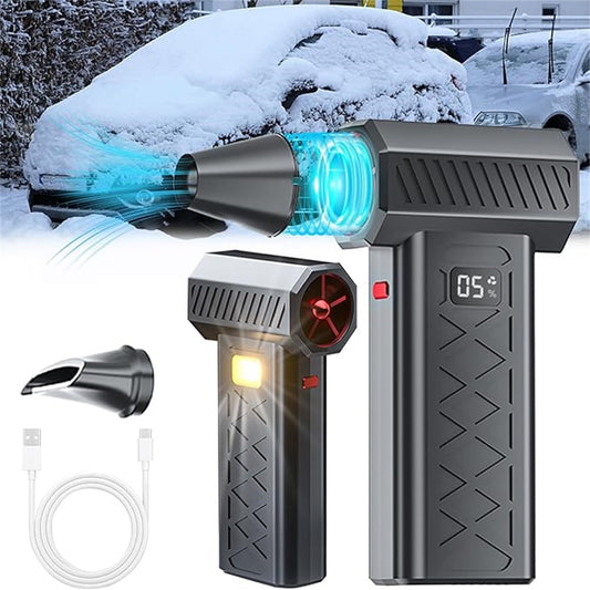 Snow Removal Mini Turbo Snow Blower For Car,2025 Upgrade 5000W Snow Blower Portable Frostguards Blower With Efficient Turbine Tech Portable For Car Windshield Defrost Snow Removal
