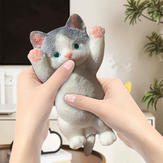 Soft Cat,Fluffy Kitten,Cat Toys,Cute Cat Squeeze Toys,And Fluffy Cat Toy, Super Soft Cat Toys