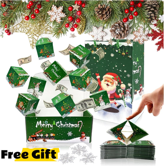 Surprise Gift Box Explosion with Gift,Surprise Gift Box Explosion for Money,Explosion Gift Box Christmas,Surprise Box Gift Box For Money,Folding Pop-Up Surprise Box for Birthday Christmas,6 boxes