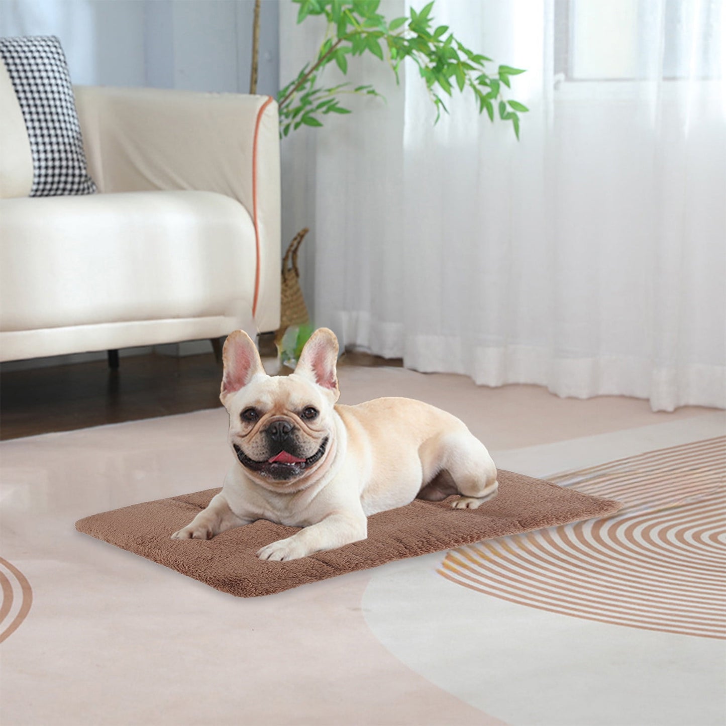 Thick Pet Blanket,Cat Bed,Dog Bed,Pet Products Self-Warming Cat Bed Pad, Self Heating Pad For Outdoor Pet Houses, Warming Mat For Indoor Pet Beds & Furniture, Reversible Blanket, Machine Washable