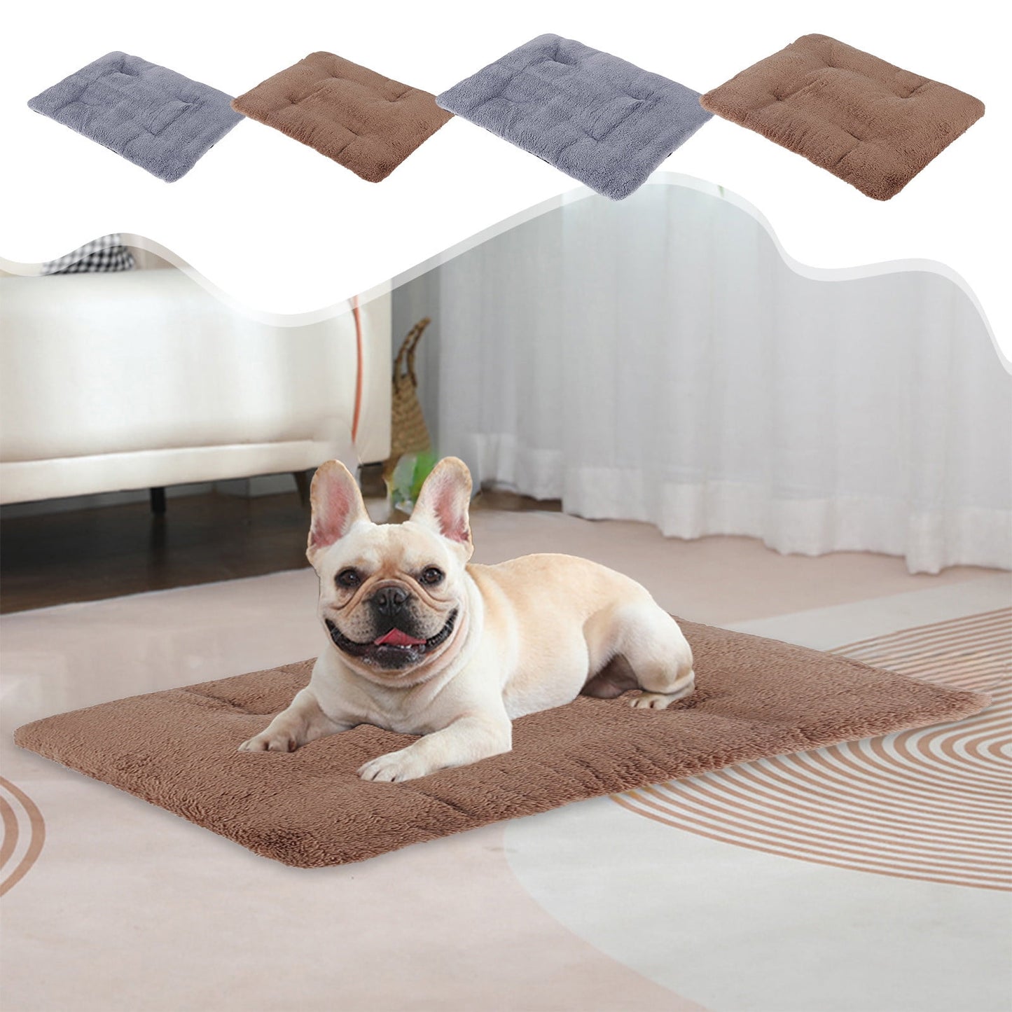 Thick Pet Blanket,Cat Bed,Dog Bed,Pet Products Self-Warming Cat Bed Pad, Self Heating Pad For Outdoor Pet Houses, Warming Mat For Indoor Pet Beds & Furniture, Reversible Blanket, Machine Washable