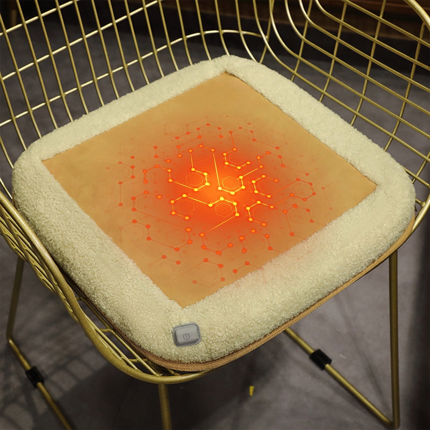 Usb Heater,Heated Office Chair Pad,Usb Heated Seat Cushion With 3 Heat Settings, Portable & Washable Heating Pad For Office Chair, Car Seat, And Home Use