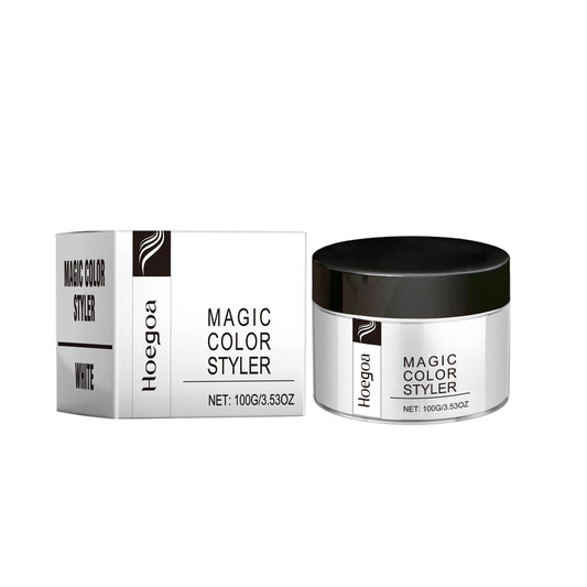 Banzch Silver Gray Natural Hair Dye Cream,Grey Hair Dye,Silver Hair Dye, Fashion silver hair dye permanent, Instant Natural Hair Color Cream for All Hair Types,White