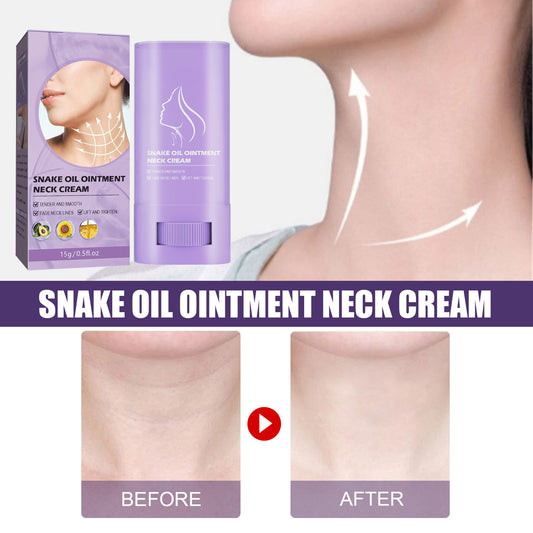 Banzch Neck Care Stick, Neck Cream, Neck Firming Stick, Neck Lift Cream, Moisturizing Treatment for Wrinkles, Fade Neck Lines, Tightening & Lifting Skincare Cream