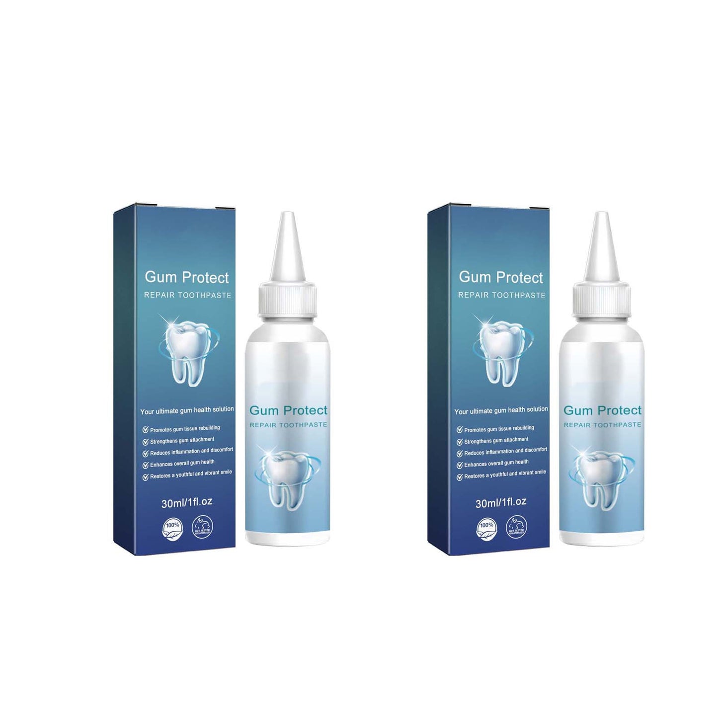 Banzch Gum Protect Repair Toothpaste, 3pc Tooth Repair Toothpaste with Brightening Formula, Helps Clean Stains, Reduce Swelling Gums, Fresh Breath Oral Care 90ml