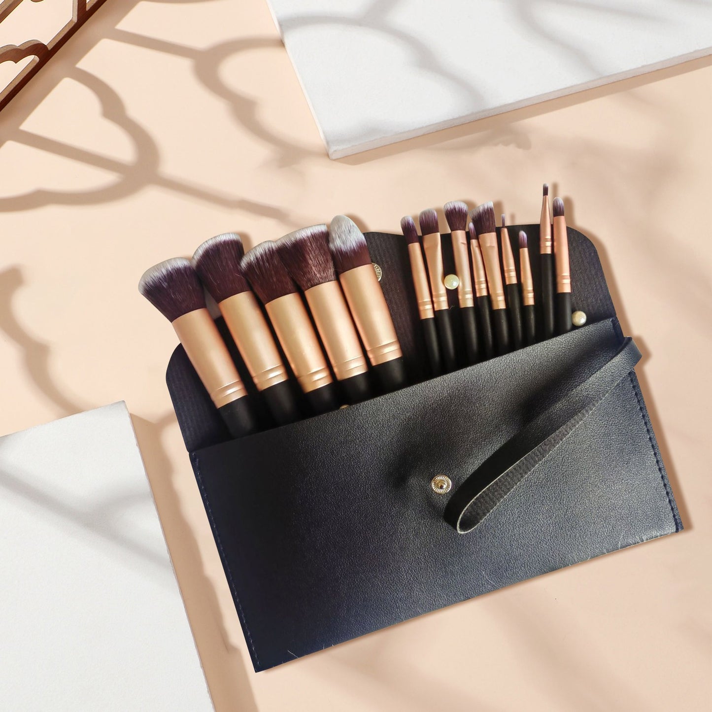 Banzch 14 P Ieces Of Makeup Brush Set Loose Powder F Oundation Make Up Brush Soft Bristle Brush,Mothers Day Gifts
